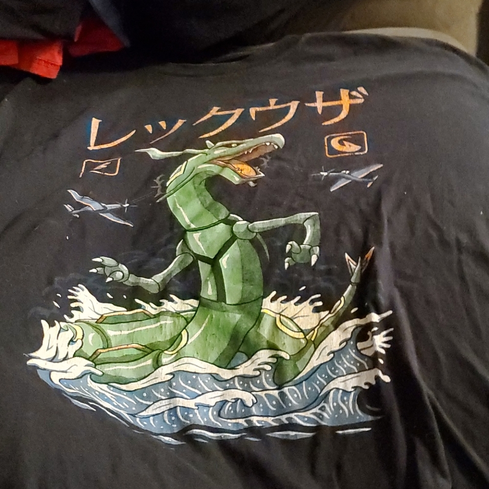 Rayquaza Pokémon shirt